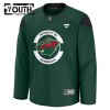 Minnesota Wild Hockeydrakt Custom Fanatics Team Practice 2024-25 Grønn - Barn